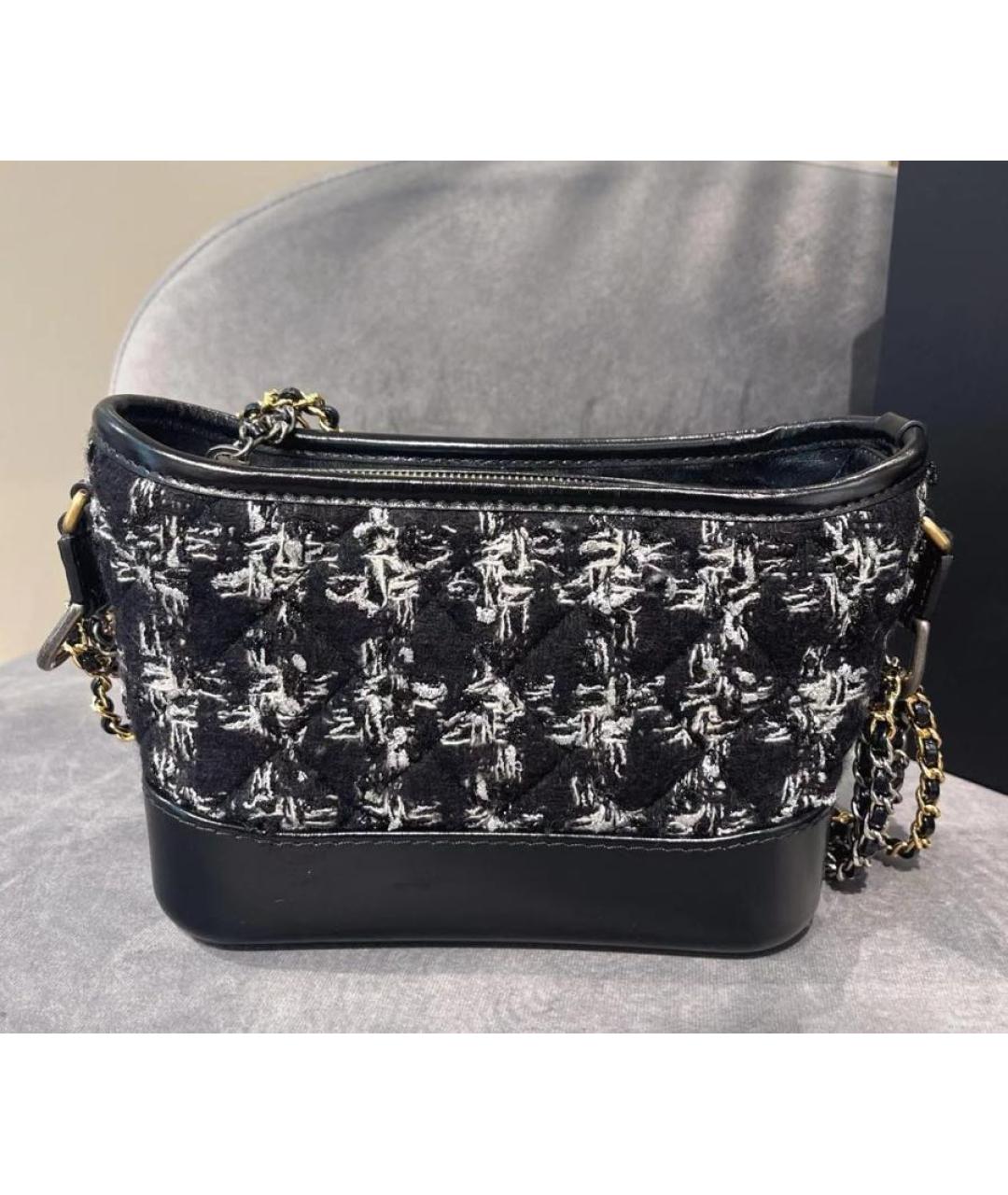 CHANEL Черная сумка через плечо, фото 5