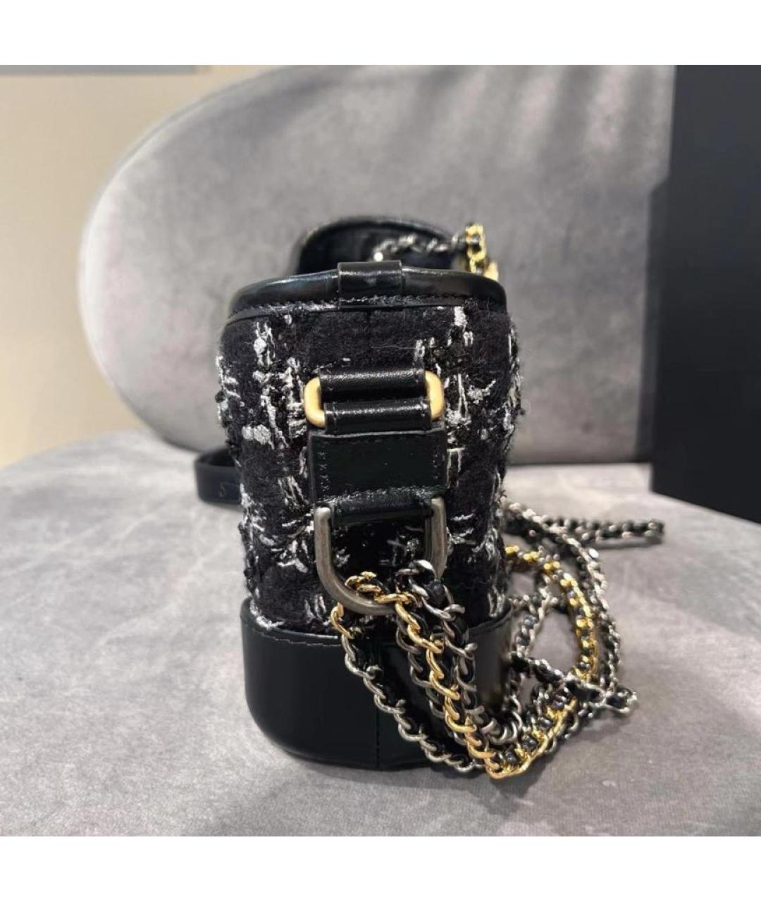 CHANEL Черная сумка через плечо, фото 4