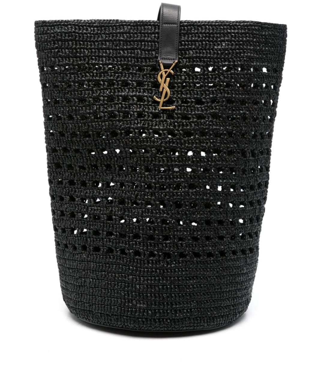 SAINT LAURENT Черная сумка тоут, фото 1