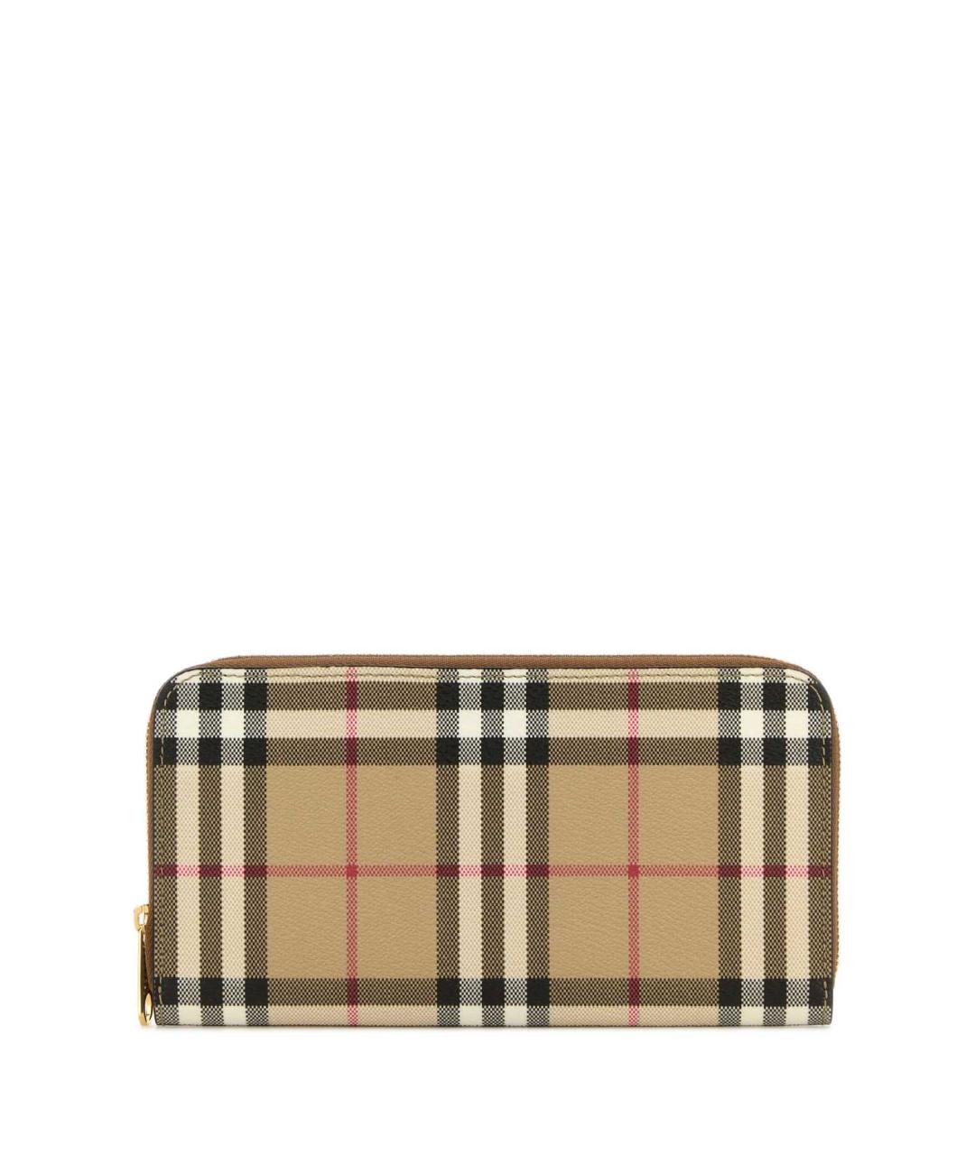 BURBERRY Бежевый полиуретановый кошелек, фото 1