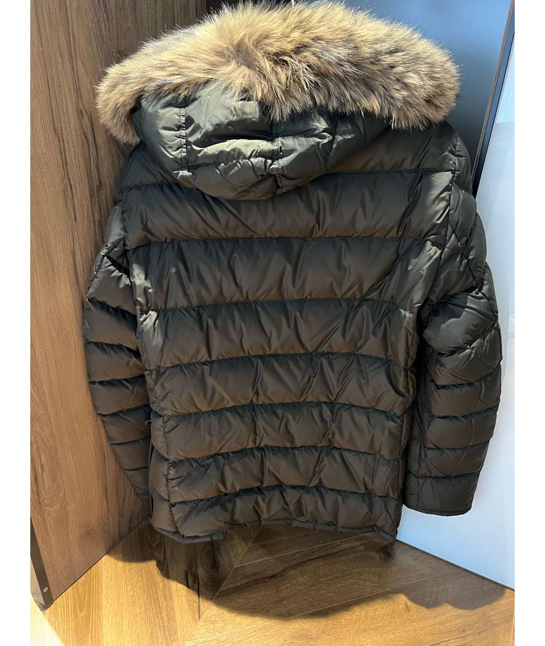 MONCLER Хаки пуховик, фото 2