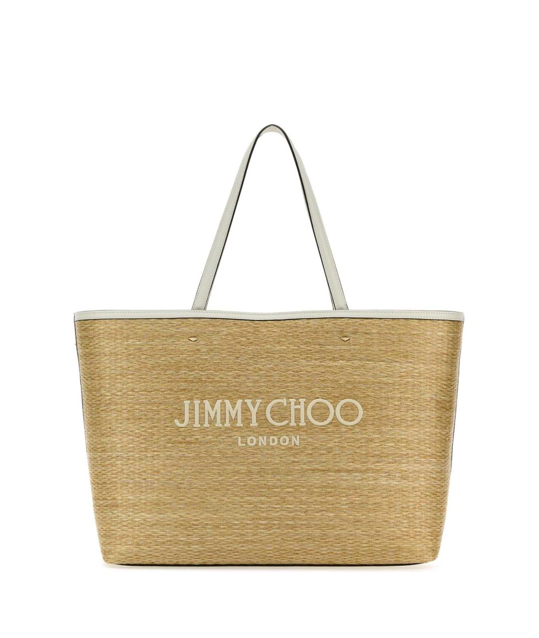 JIMMY CHOO Бежевая сумка тоут, фото 1