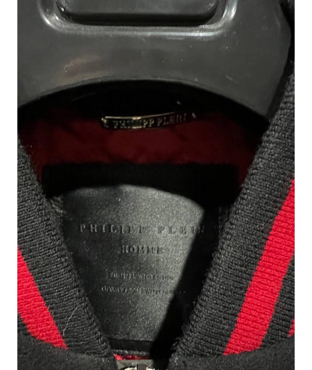 PHILIPP PLEIN Черная хлопковая куртка, фото 3