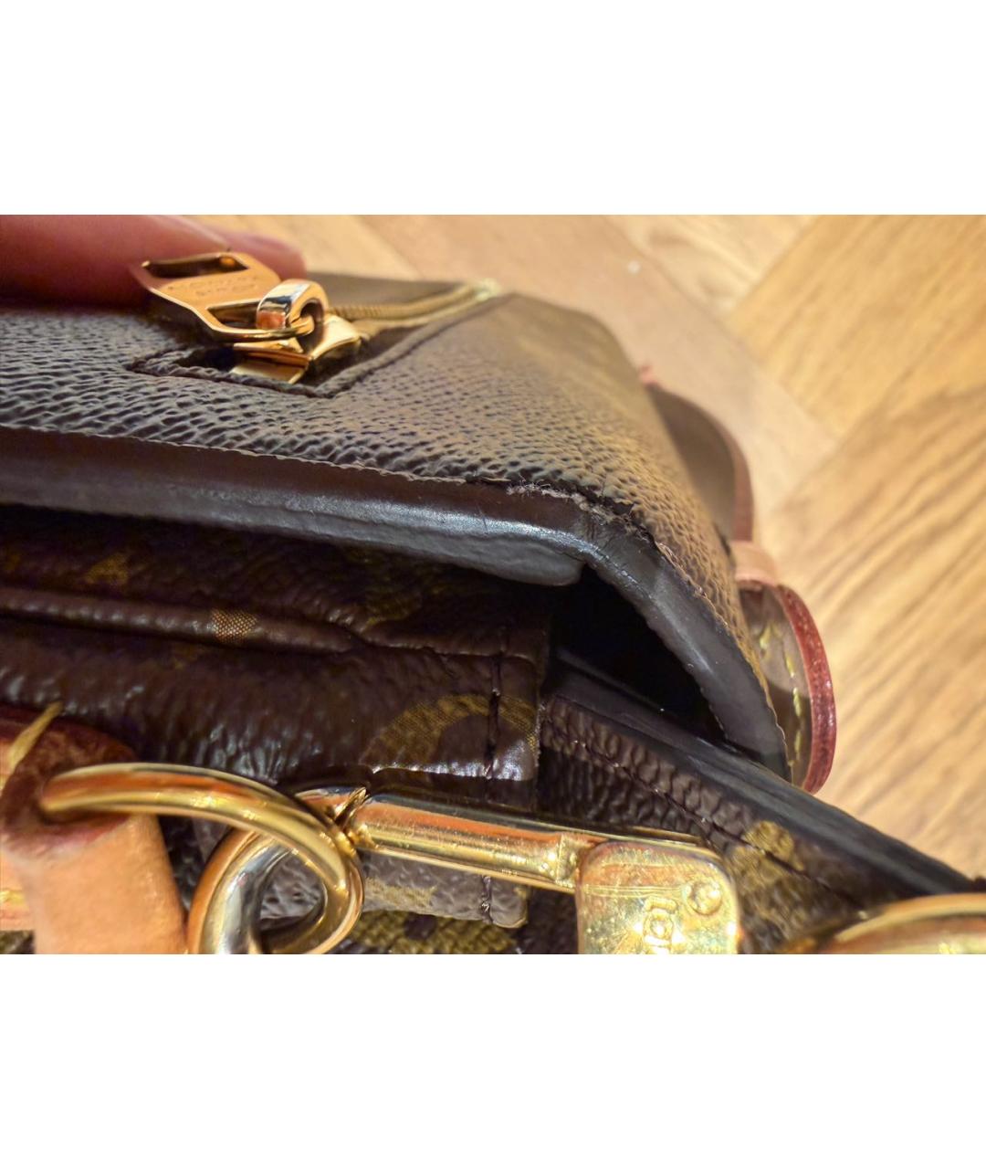 LOUIS VUITTON Коричневая сумка через плечо, фото 4