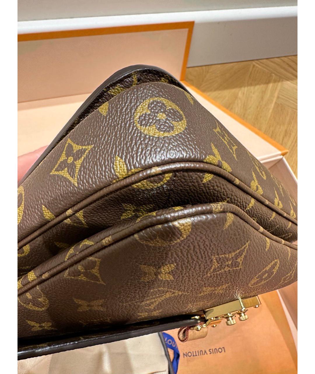 LOUIS VUITTON Коричневая сумка через плечо, фото 8