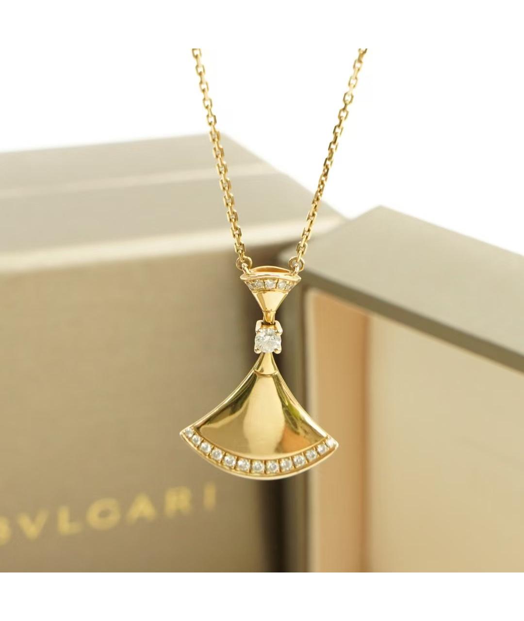 BVLGARI Золотая подвеска из розового золота, фото 4