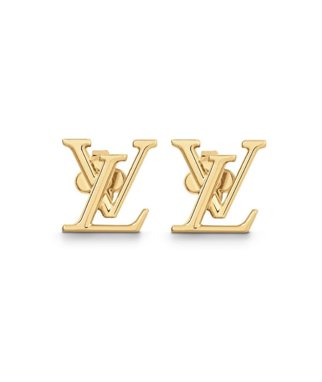 LOUIS VUITTON Золотые серьги, фото 1