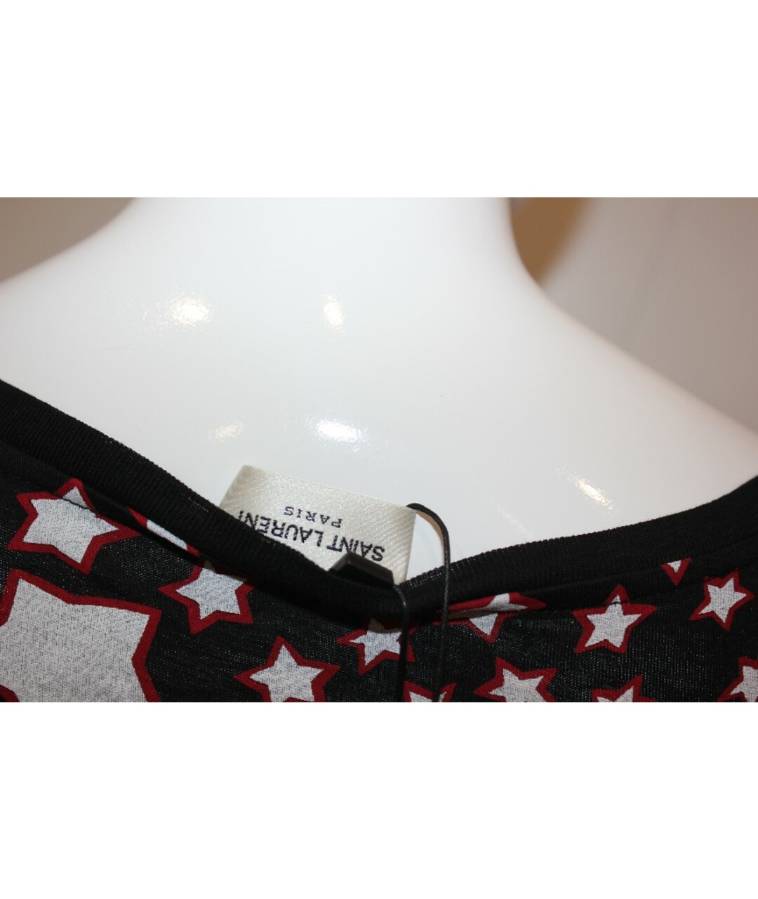 SAINT LAURENT Хлопковая футболка, фото 4