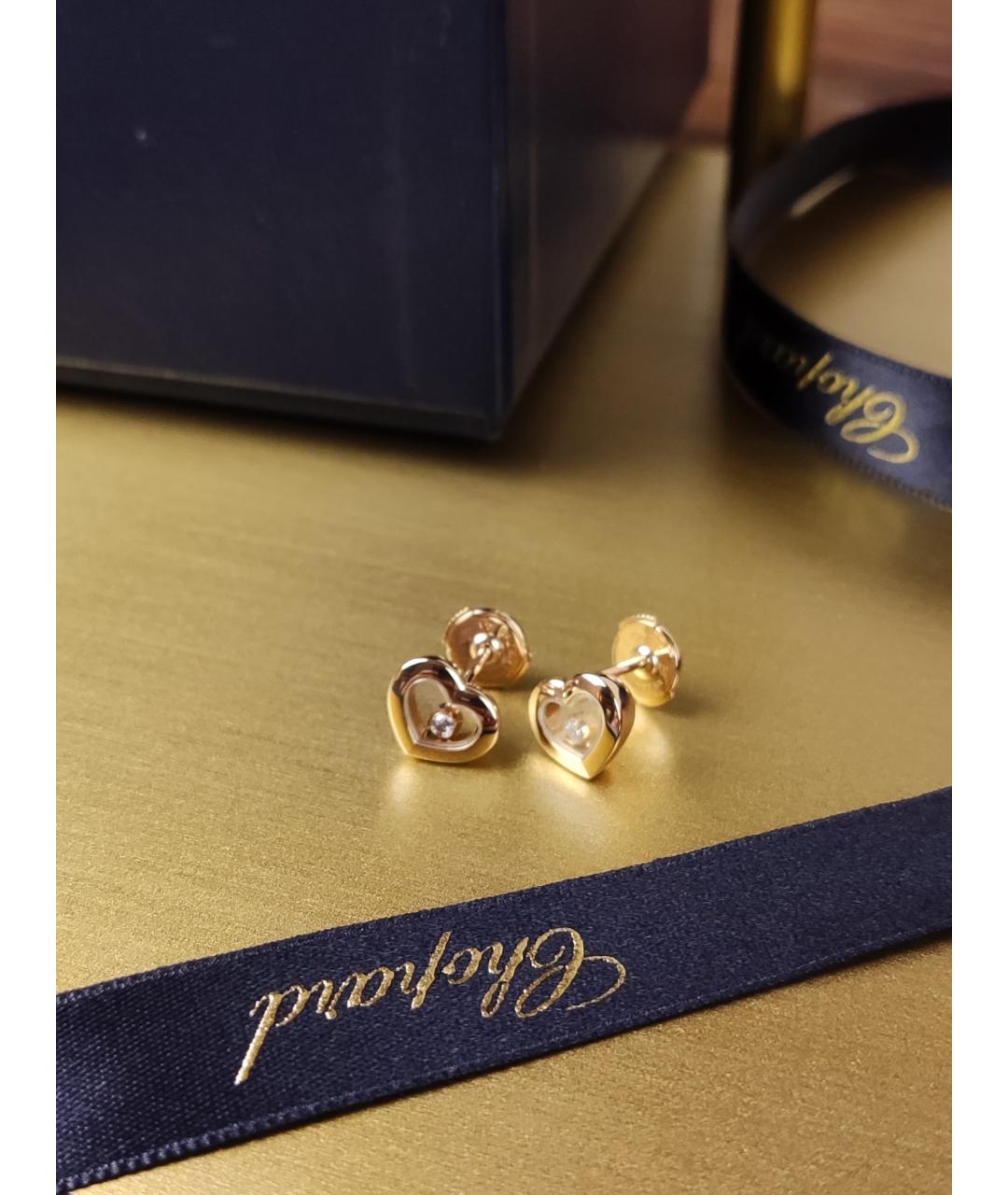 CHOPARD Золотые серьги из желтого золота, фото 6