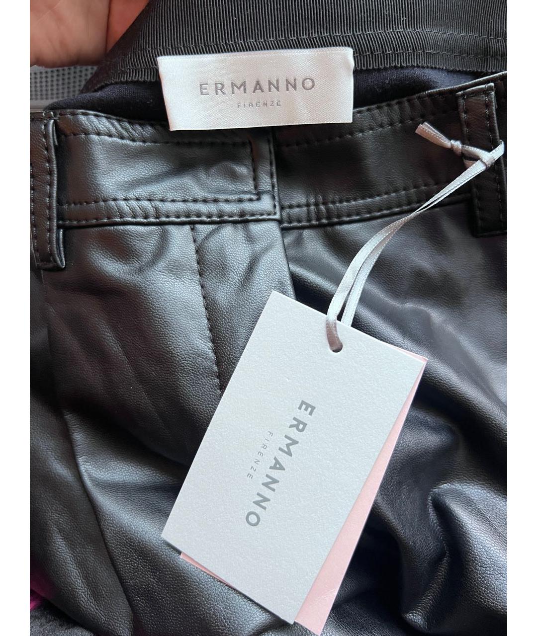 ERMANNO SCERVINO Черные шорты, фото 3