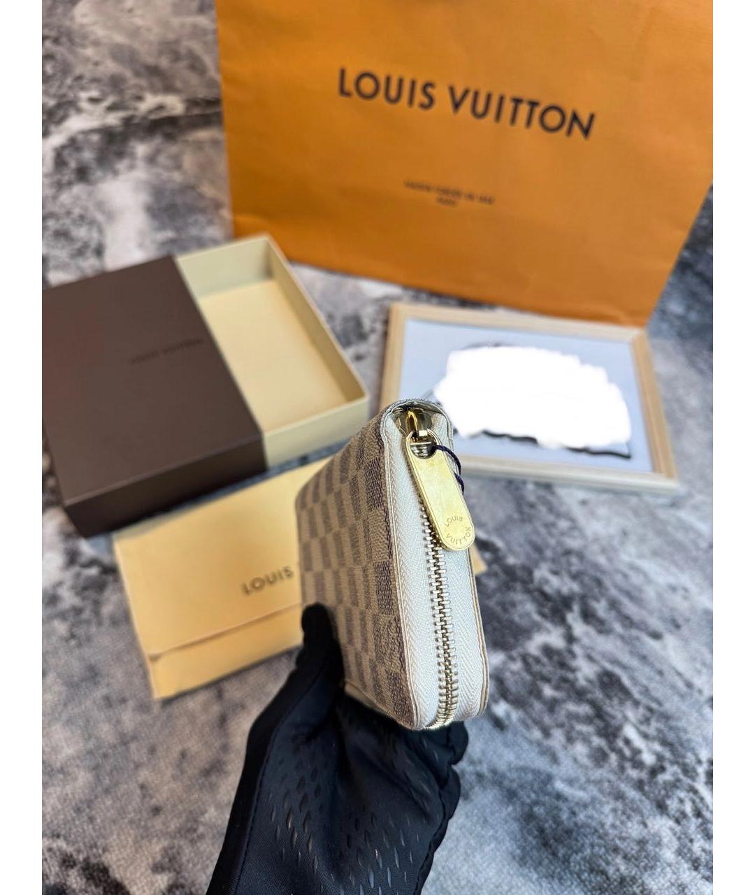 LOUIS VUITTON Белый кошелек, фото 3