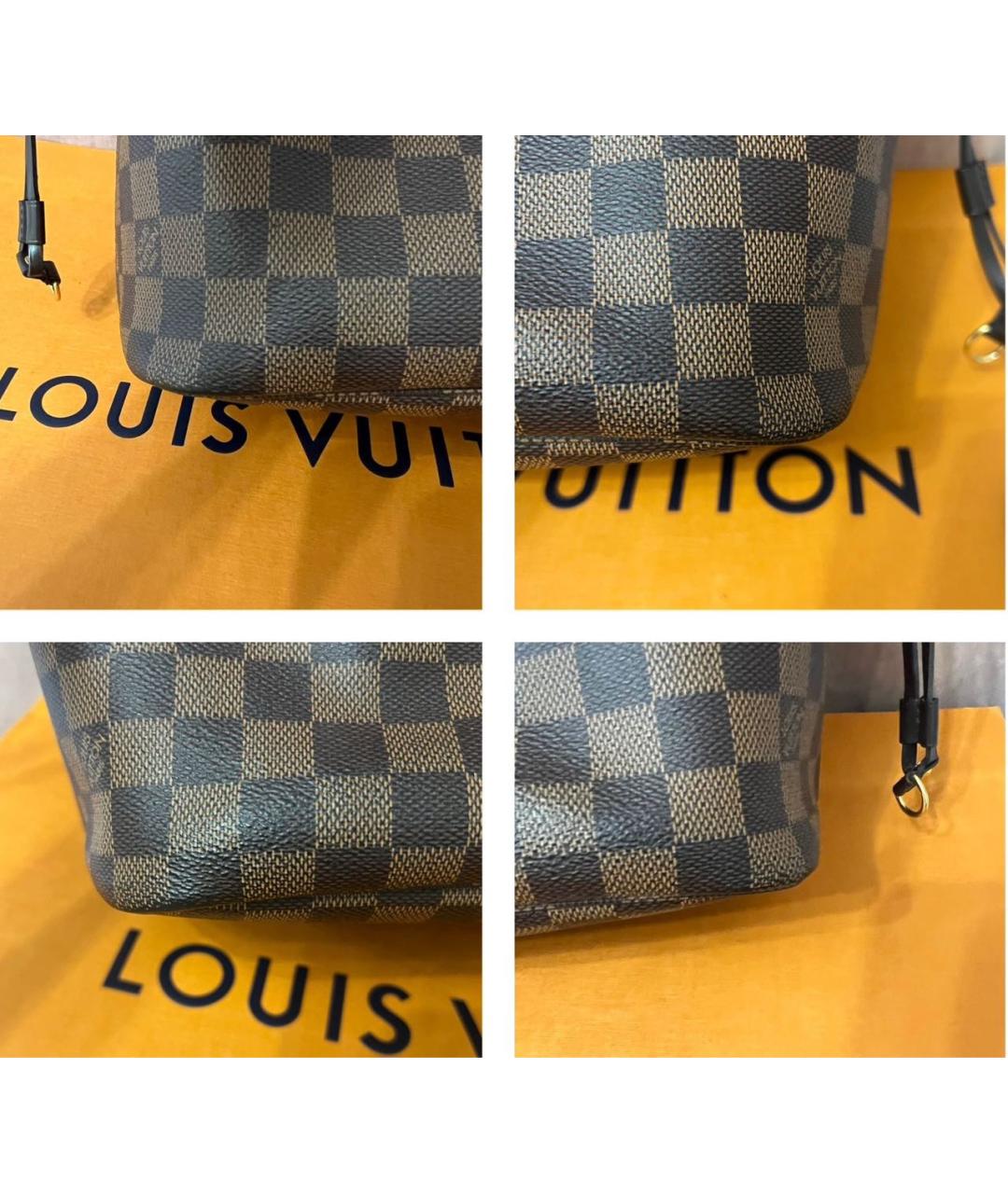 LOUIS VUITTON Коричневая сумка тоут, фото 8