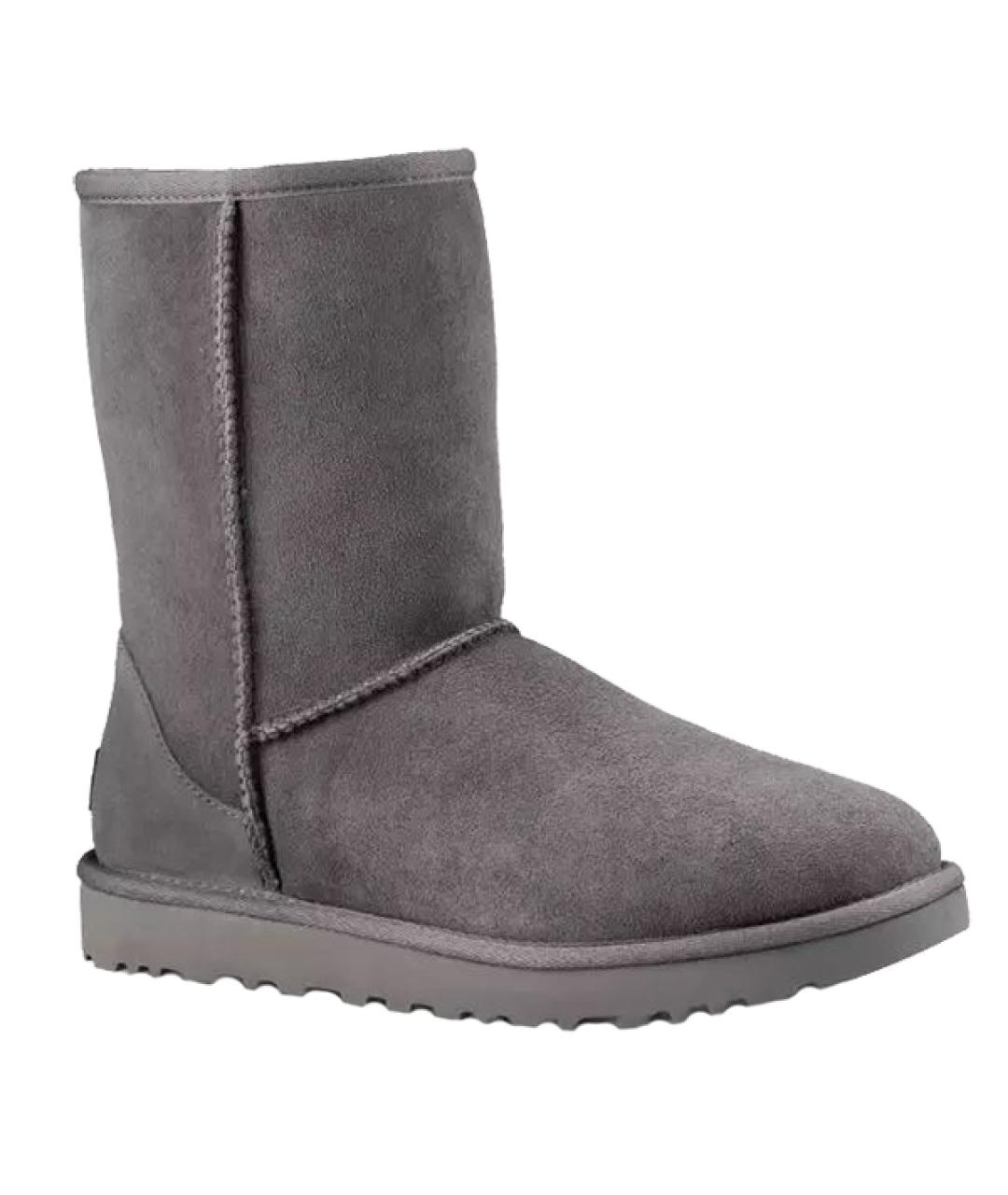 UGG AUSTRALIA Серые замшевые сапоги, фото 1