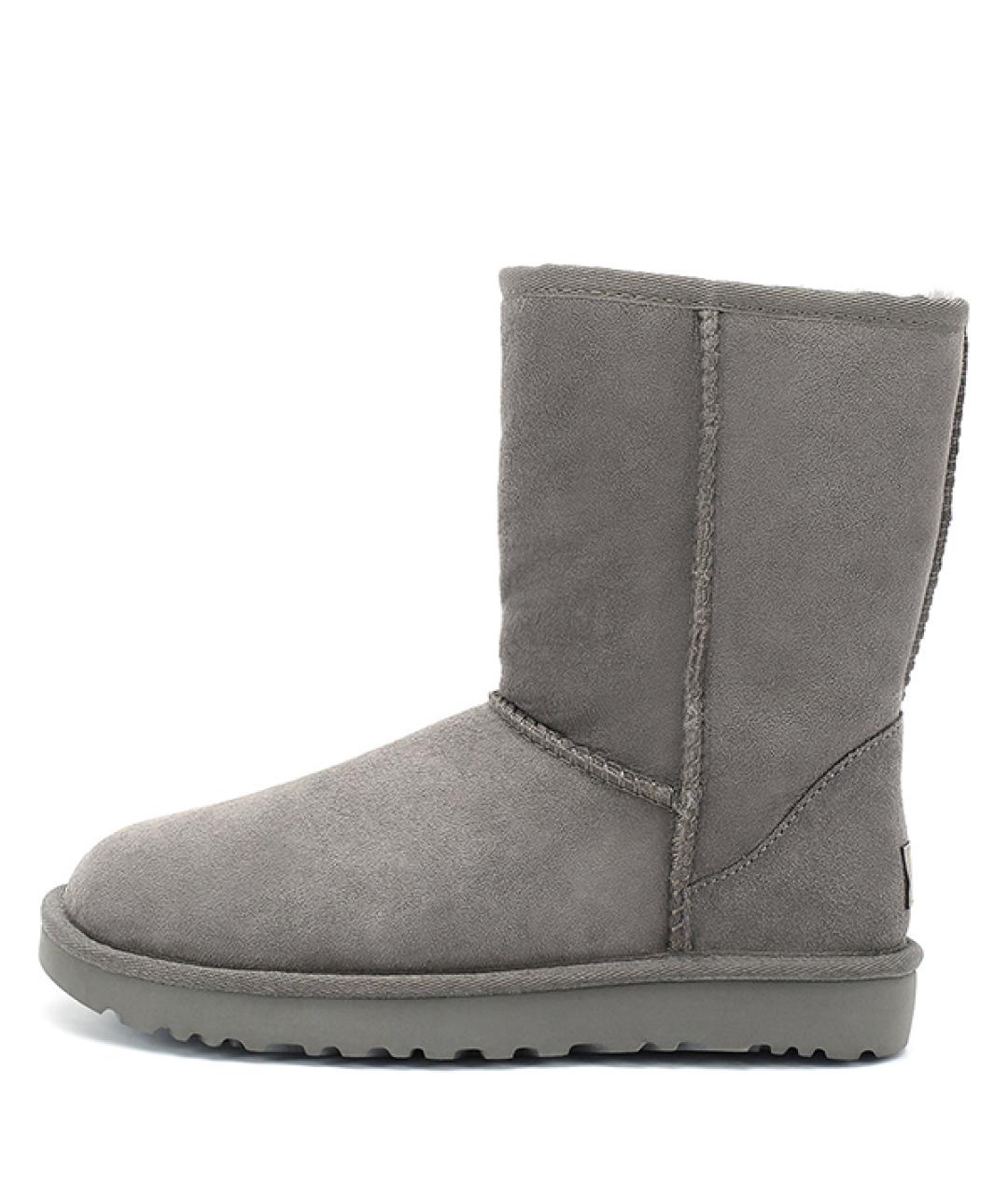 UGG AUSTRALIA Серые замшевые сапоги, фото 2