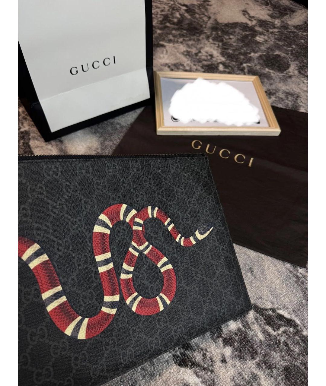 GUCCI Антрацитовый кардхолдер, фото 3