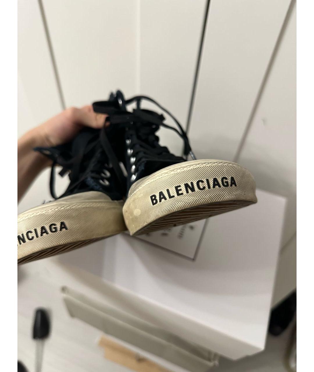 BALENCIAGA Черные кеды, фото 7