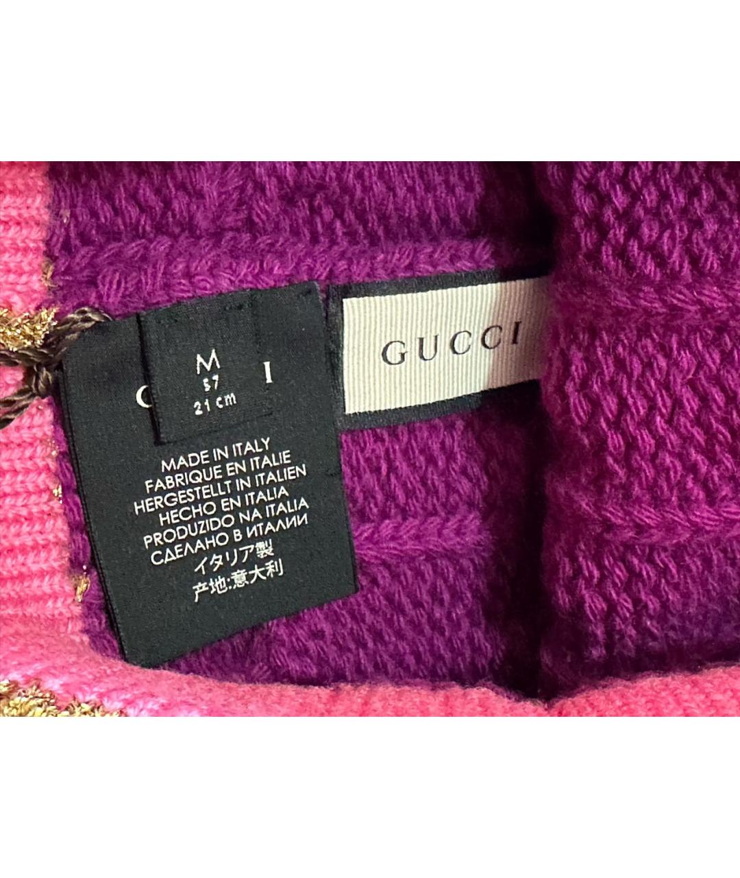 GUCCI Кашемировая шапка, фото 6