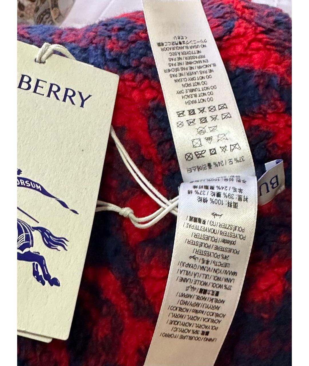 BURBERRY Черная шерстяная шапка, фото 5