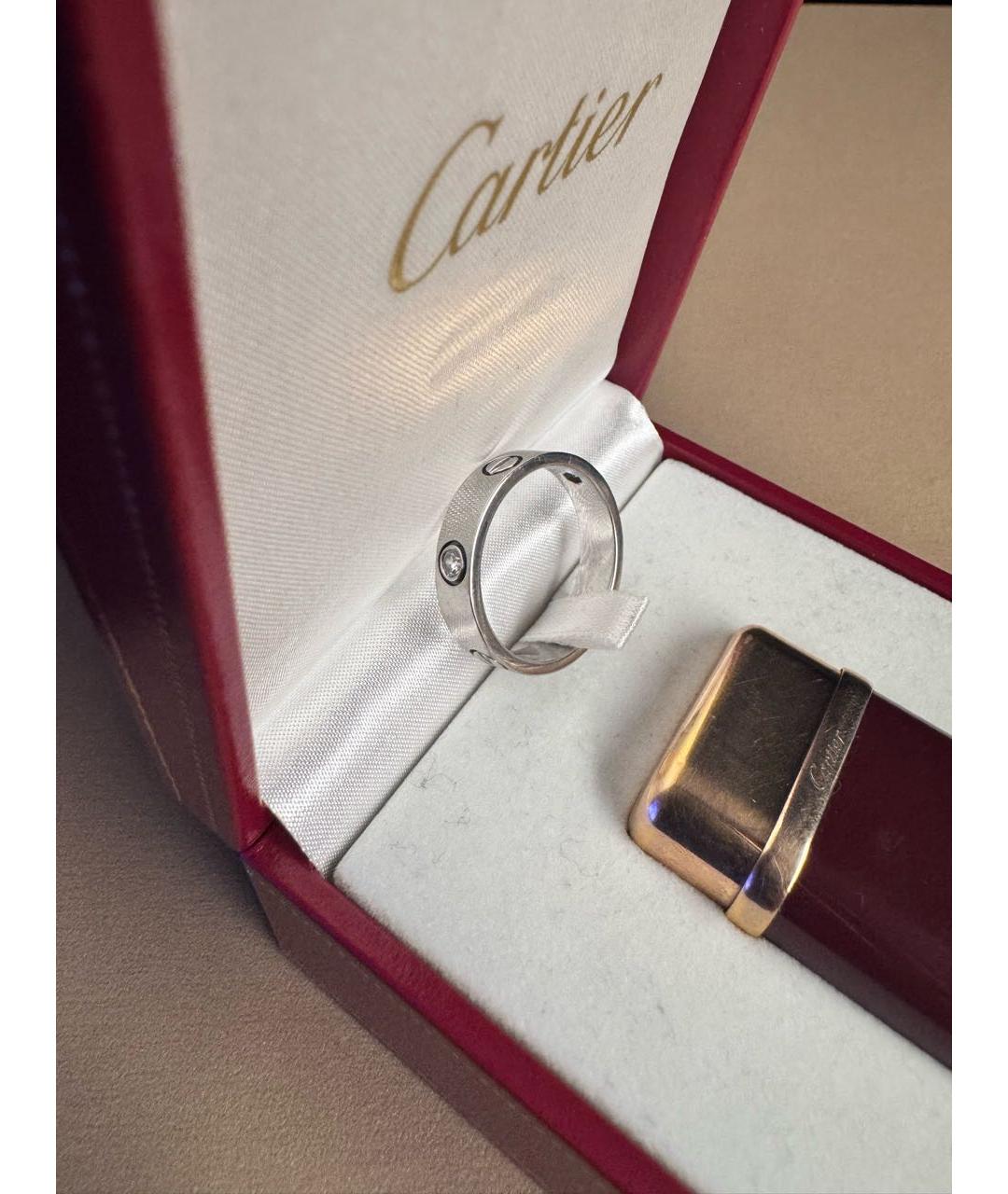 CARTIER Серебряное кольцо из белого золота, фото 3