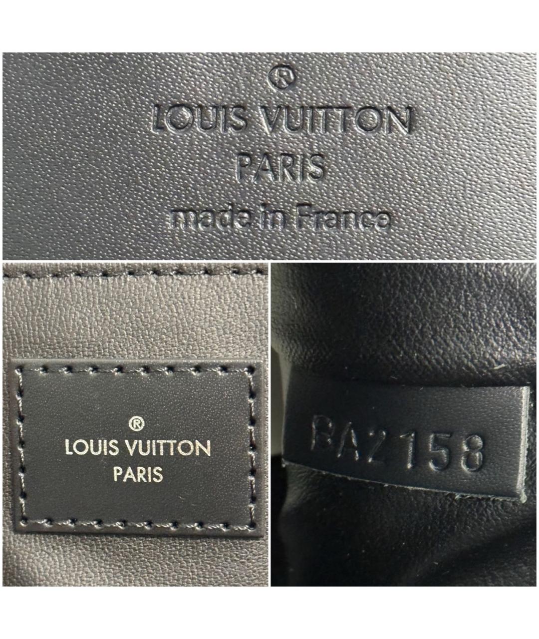 LOUIS VUITTON Черная барсетка, фото 5