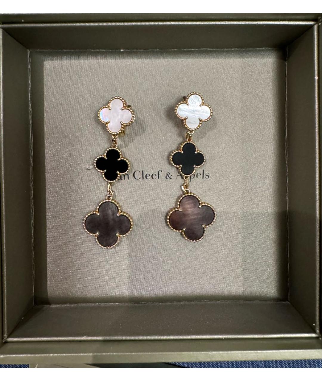 VAN CLEEF & ARPELS Бежевые серьги, фото 4