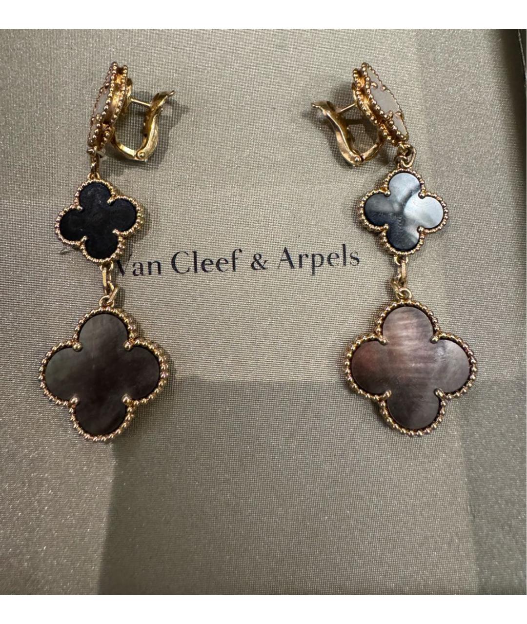 VAN CLEEF & ARPELS Бежевые серьги, фото 2