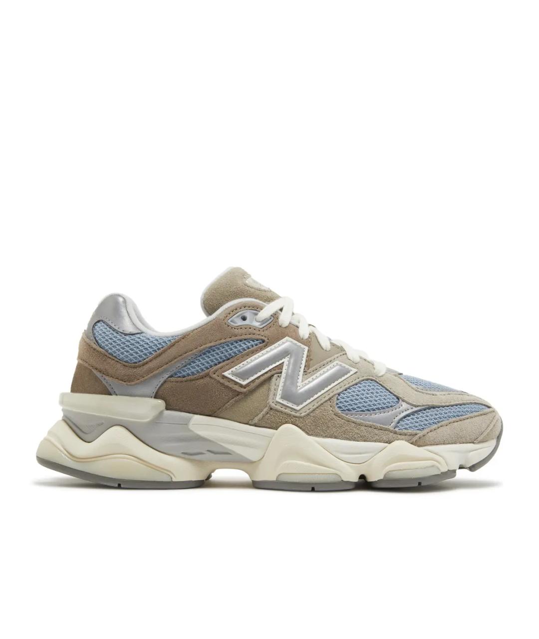 NEW BALANCE Бежевые замшевые низкие кроссовки / кеды, фото 1