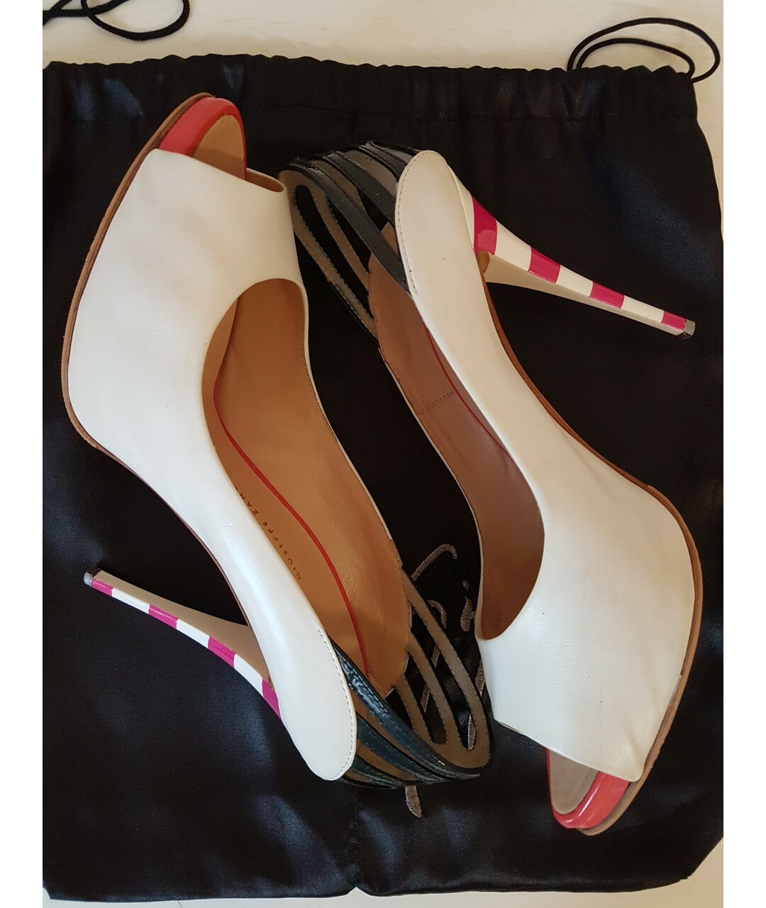 GIUSEPPE ZANOTTI DESIGN Белые кожаные туфли, фото 5