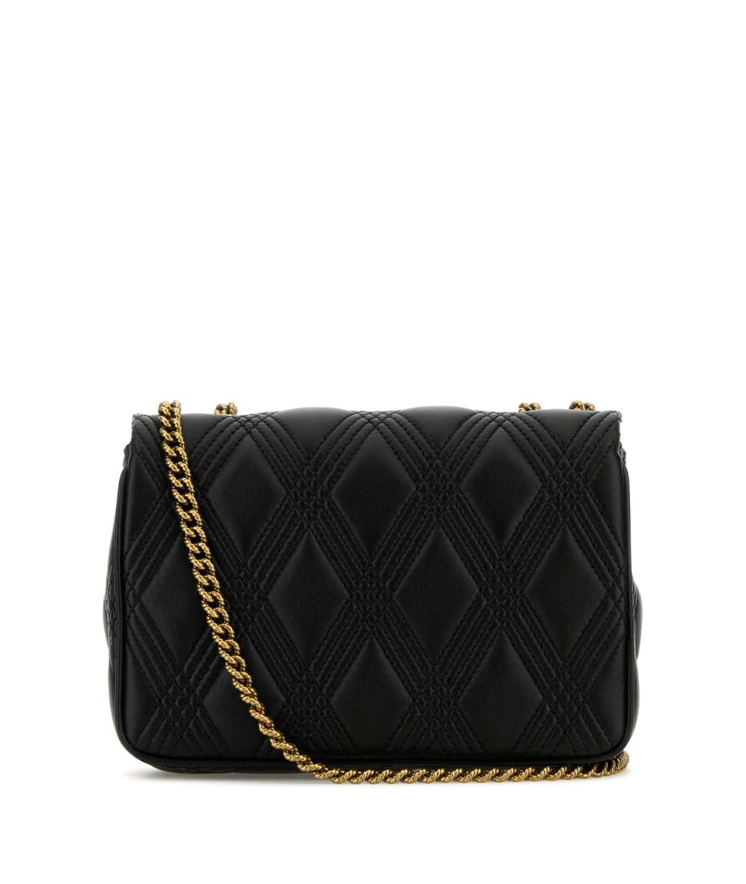 VALENTINO Черная кожаная сумка через плечо, фото 3