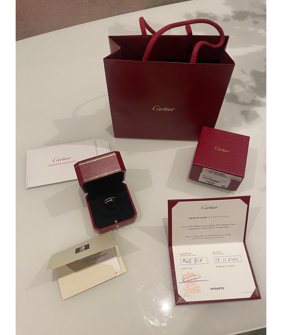 CARTIER Золотое кольцо из желтого золота, фото 2