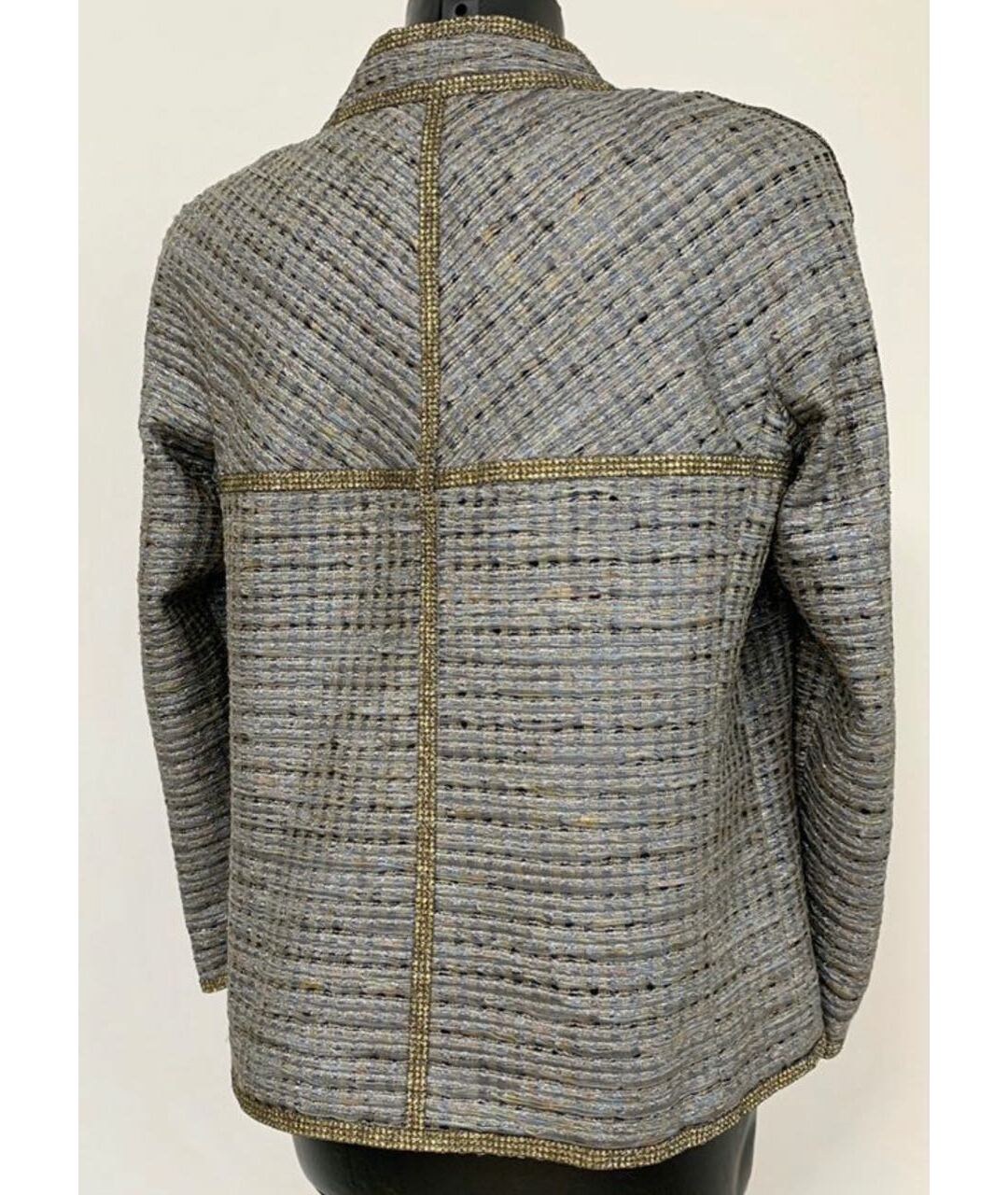 CHANEL PRE-OWNED Серый полиамидовый жакет/пиджак, фото 4