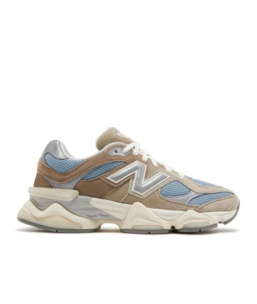 NEW BALANCE Бежевые замшевые кроссовки, фото 5