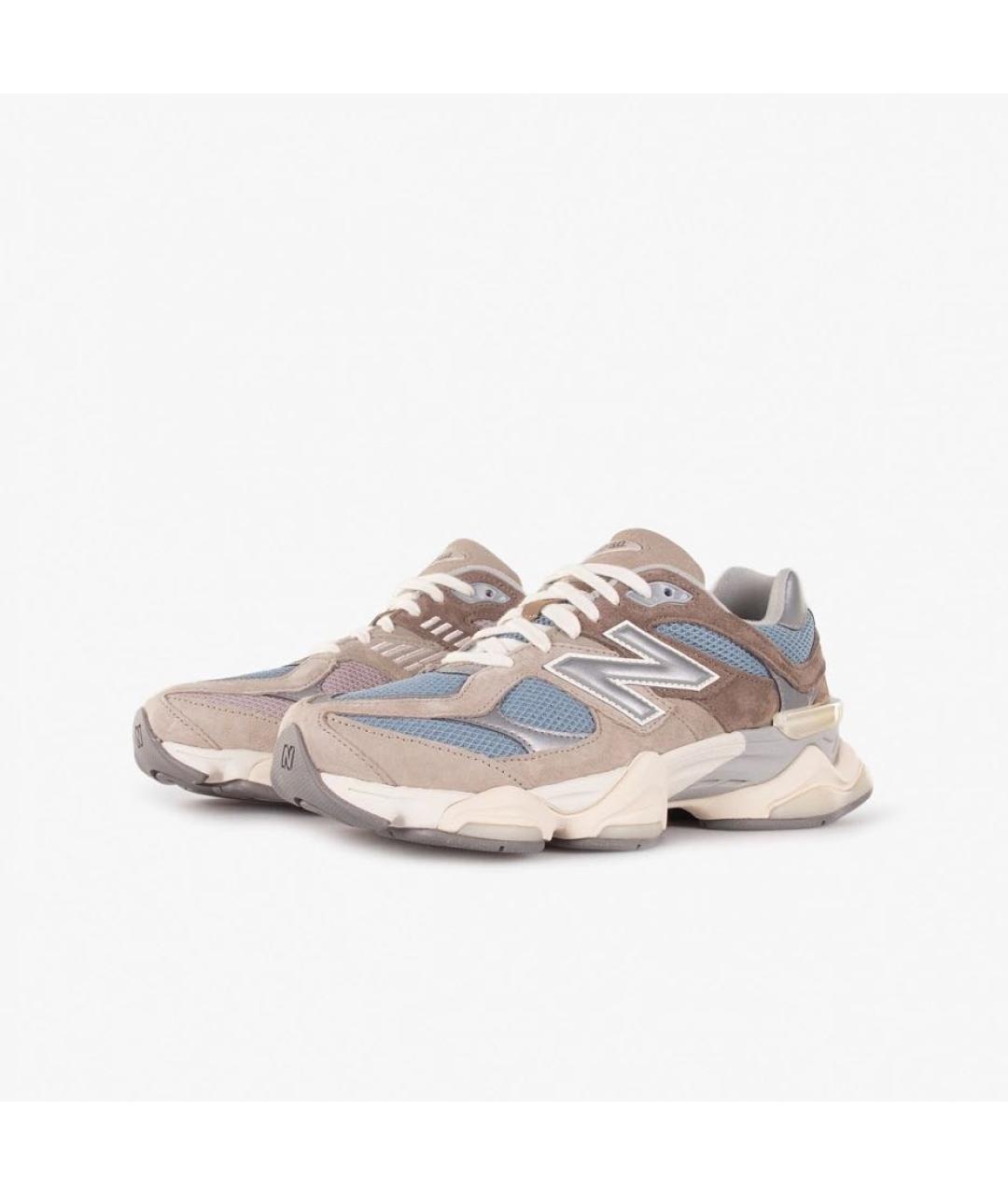 NEW BALANCE Бежевые замшевые кроссовки, фото 2