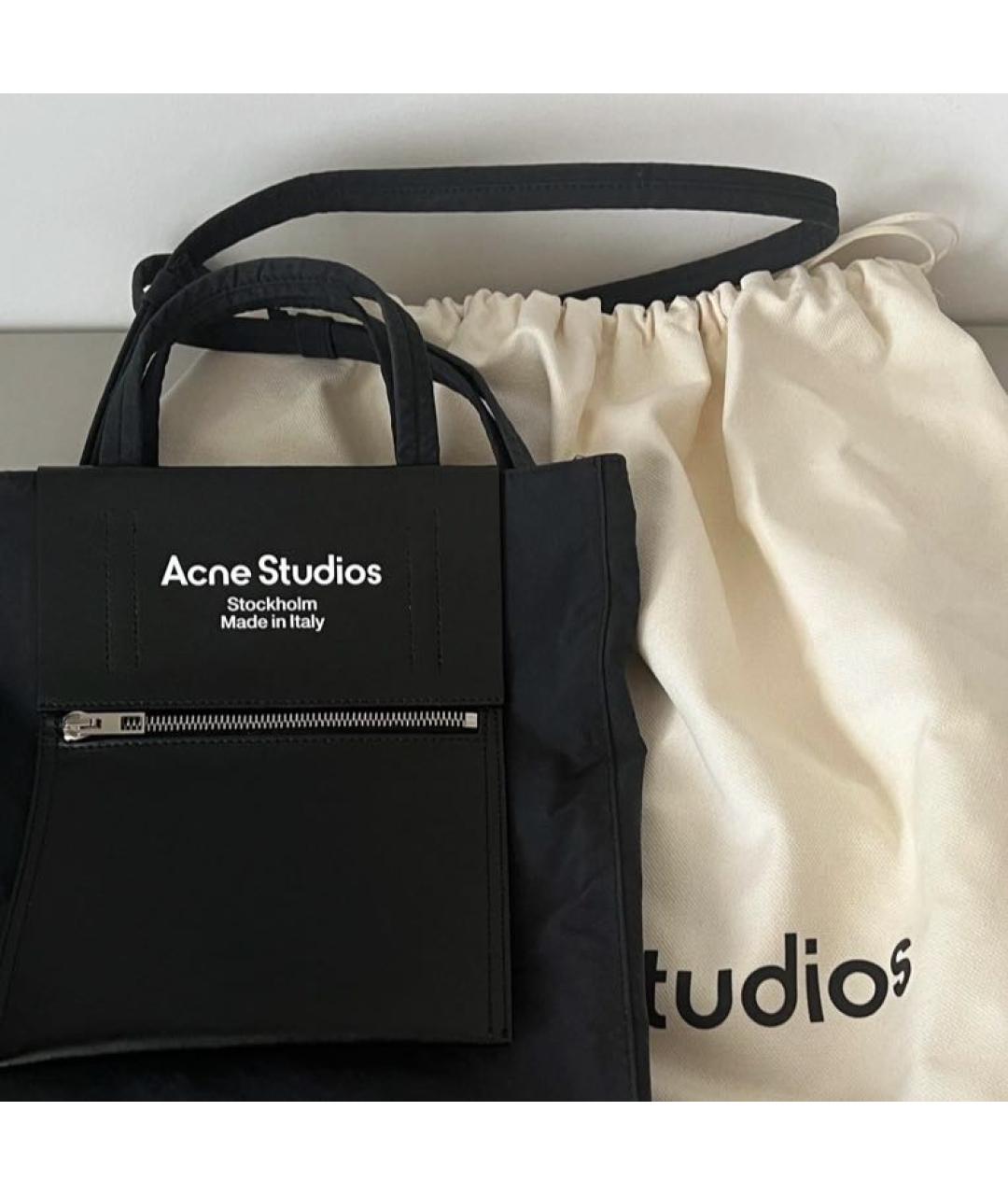 ACNE STUDIOS Черная сумка через плечо, фото 5