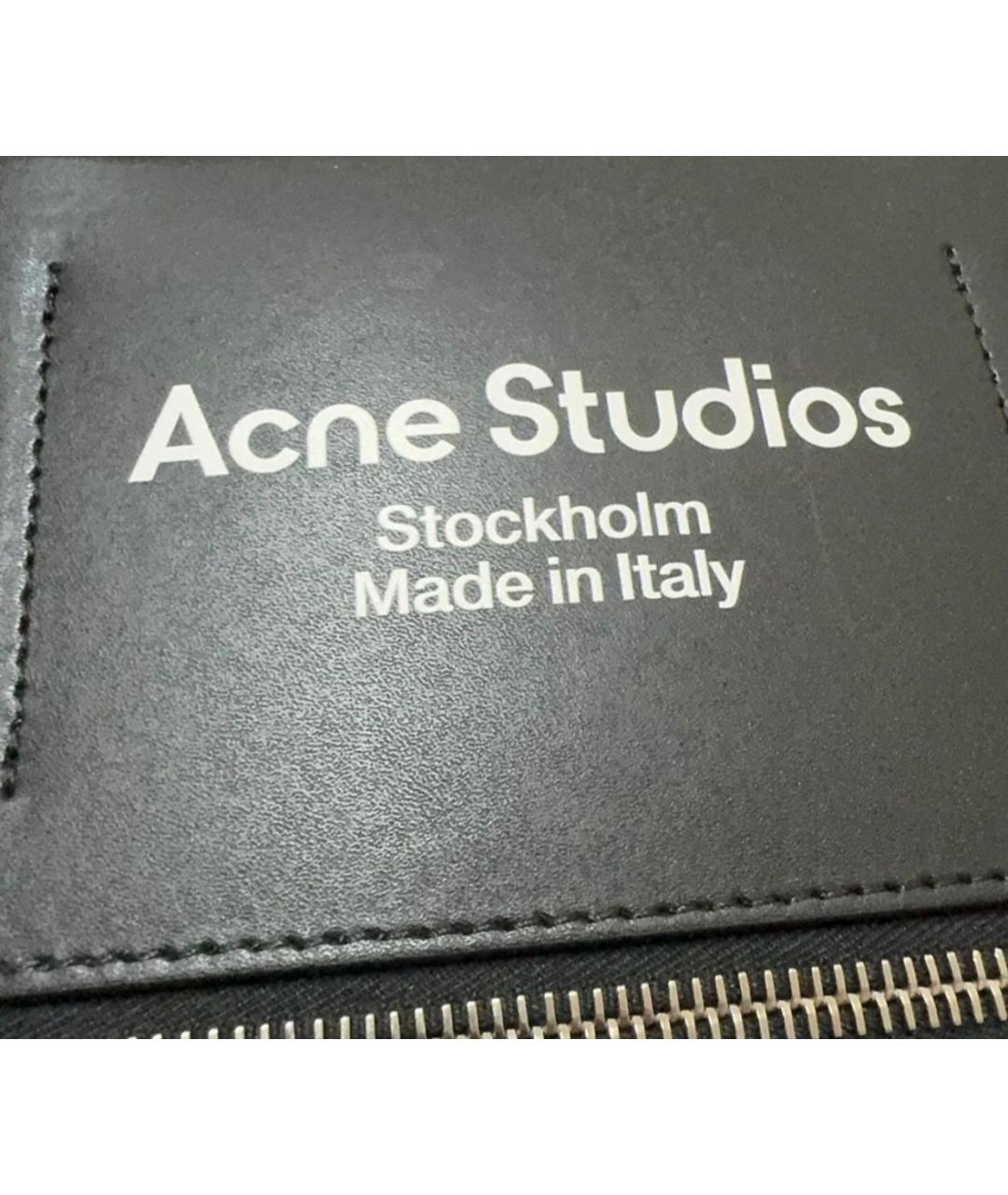 ACNE STUDIOS Черная сумка через плечо, фото 6