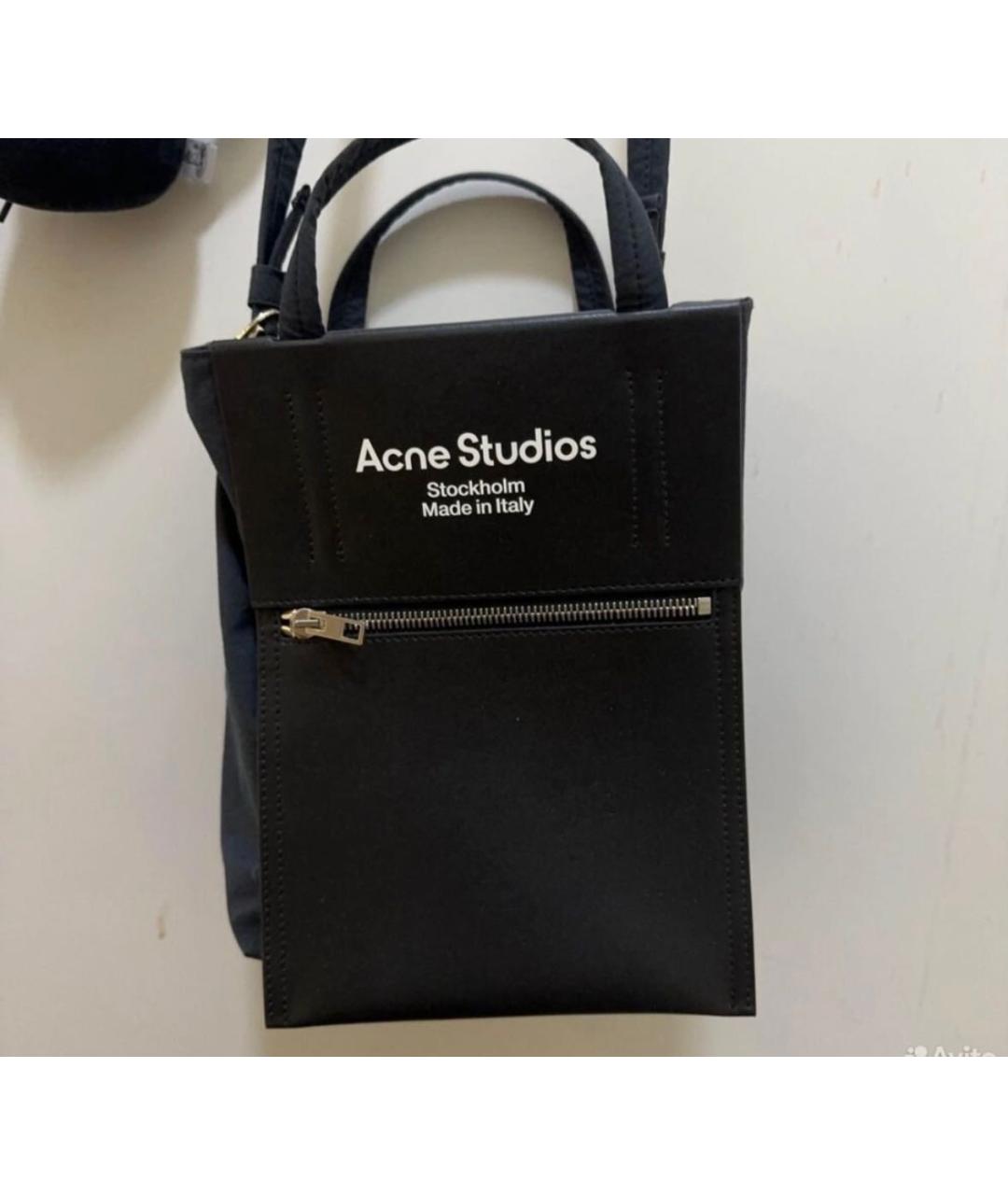 ACNE STUDIOS Черная сумка через плечо, фото 3