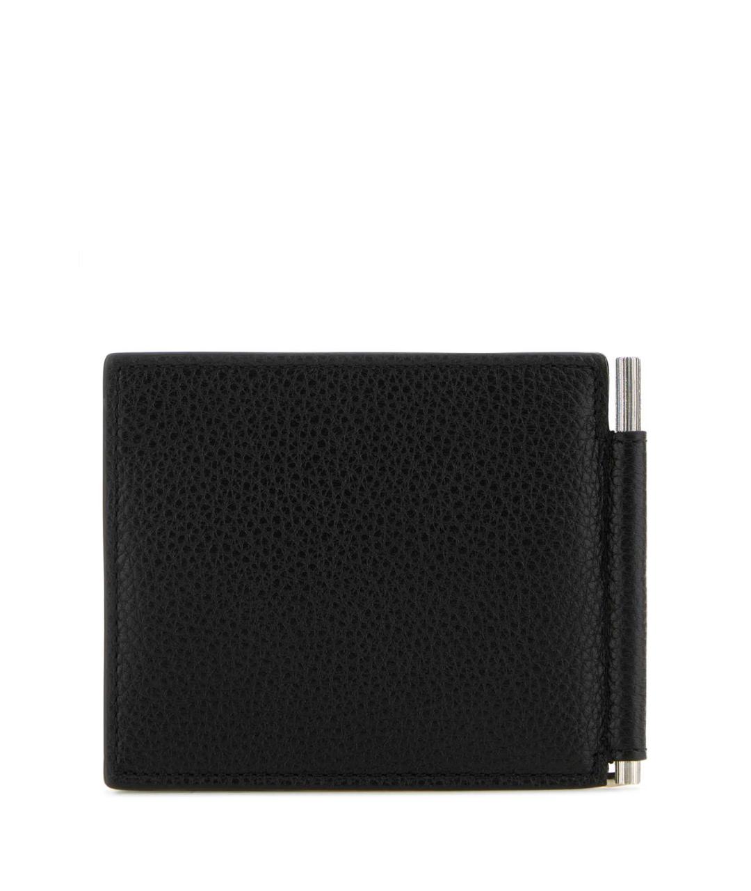 TOM FORD Черный кожаный кошелек, фото 3