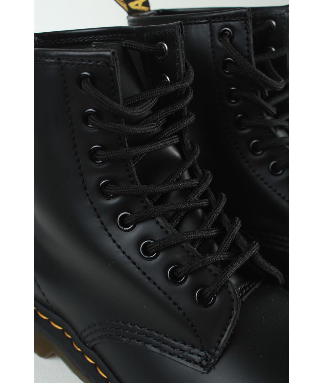 DR. MARTENS Черные кожаные ботинки, фото 6