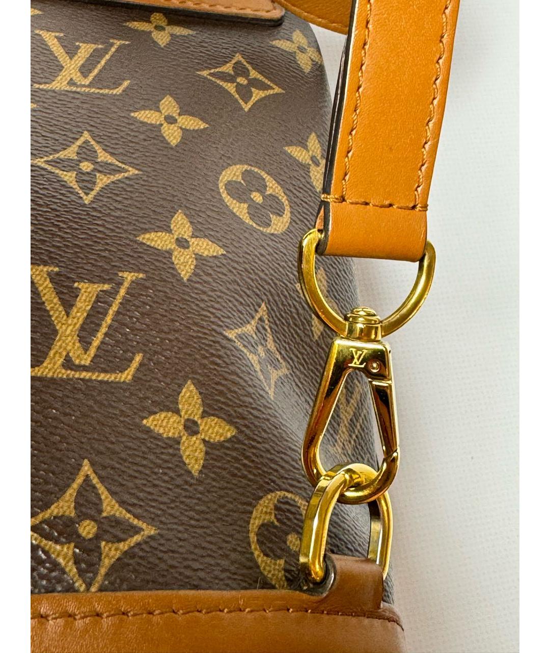 LOUIS VUITTON Коричневый рюкзак, фото 8