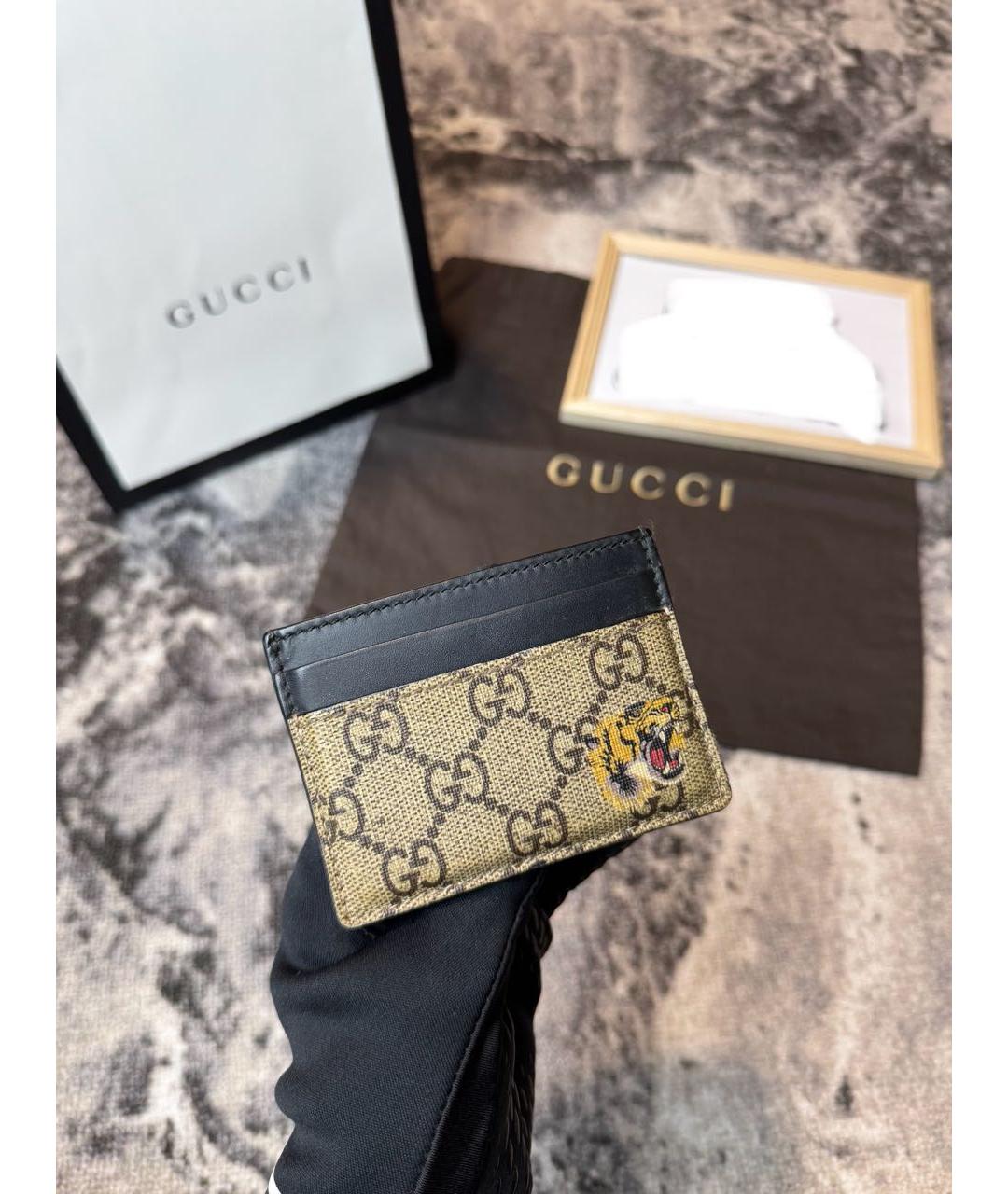 GUCCI Бежевый кардхолдер, фото 4