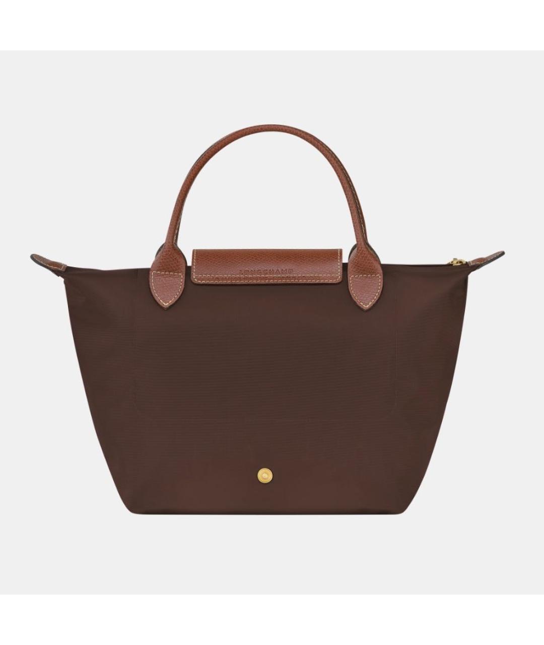 LONGCHAMP Коричневая синтетическая сумка тоут, фото 2