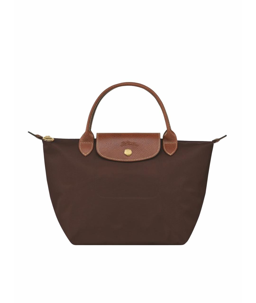 LONGCHAMP Коричневая синтетическая сумка тоут, фото 1