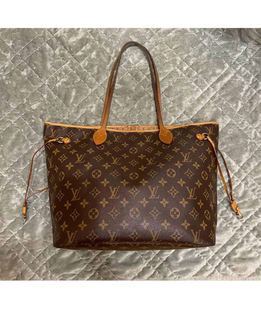 LOUIS VUITTON Коричневая сумка тоут, фото 2