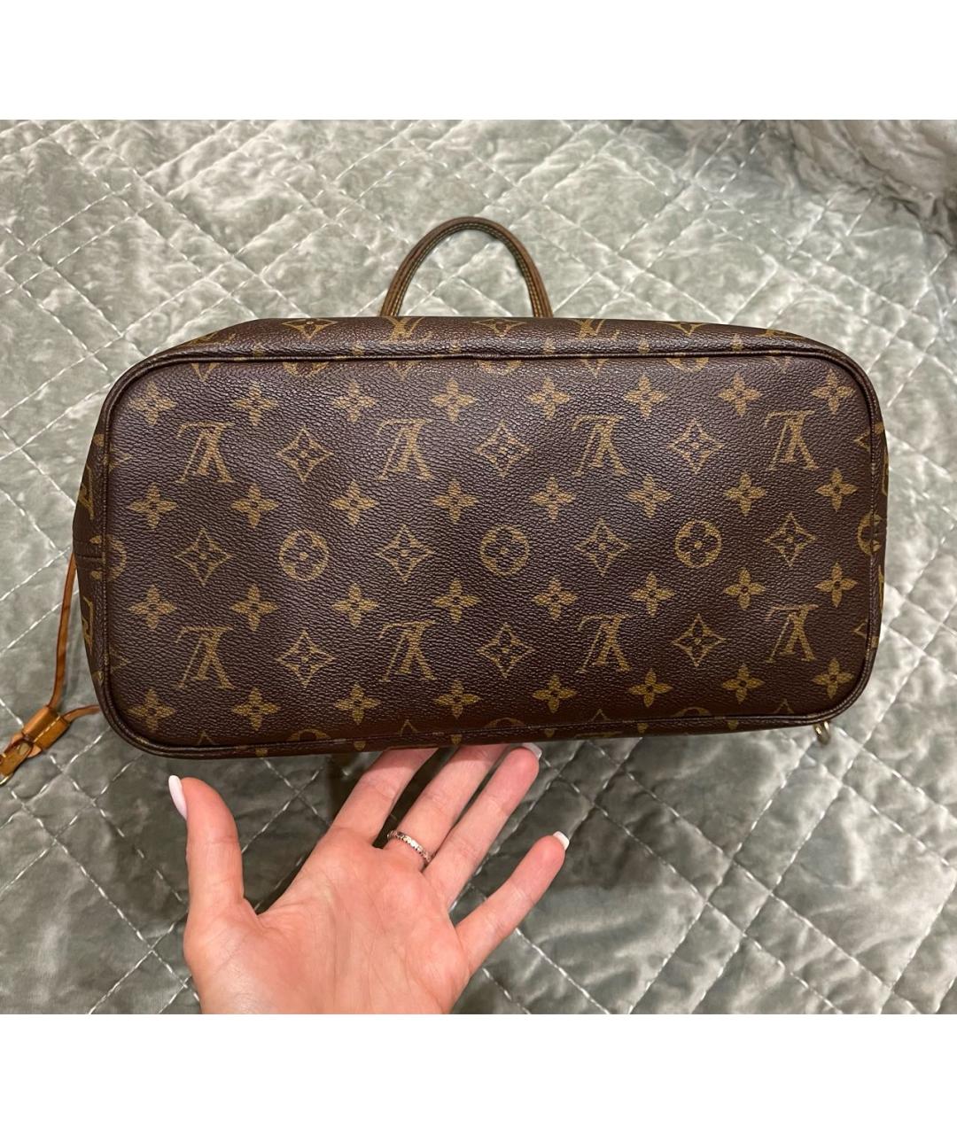 LOUIS VUITTON Коричневая сумка тоут, фото 5