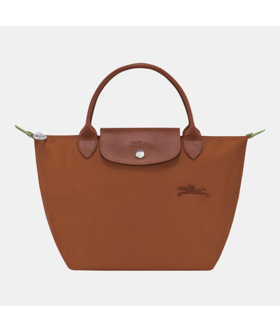 LONGCHAMP Коричневая синтетическая сумка тоут, фото 6