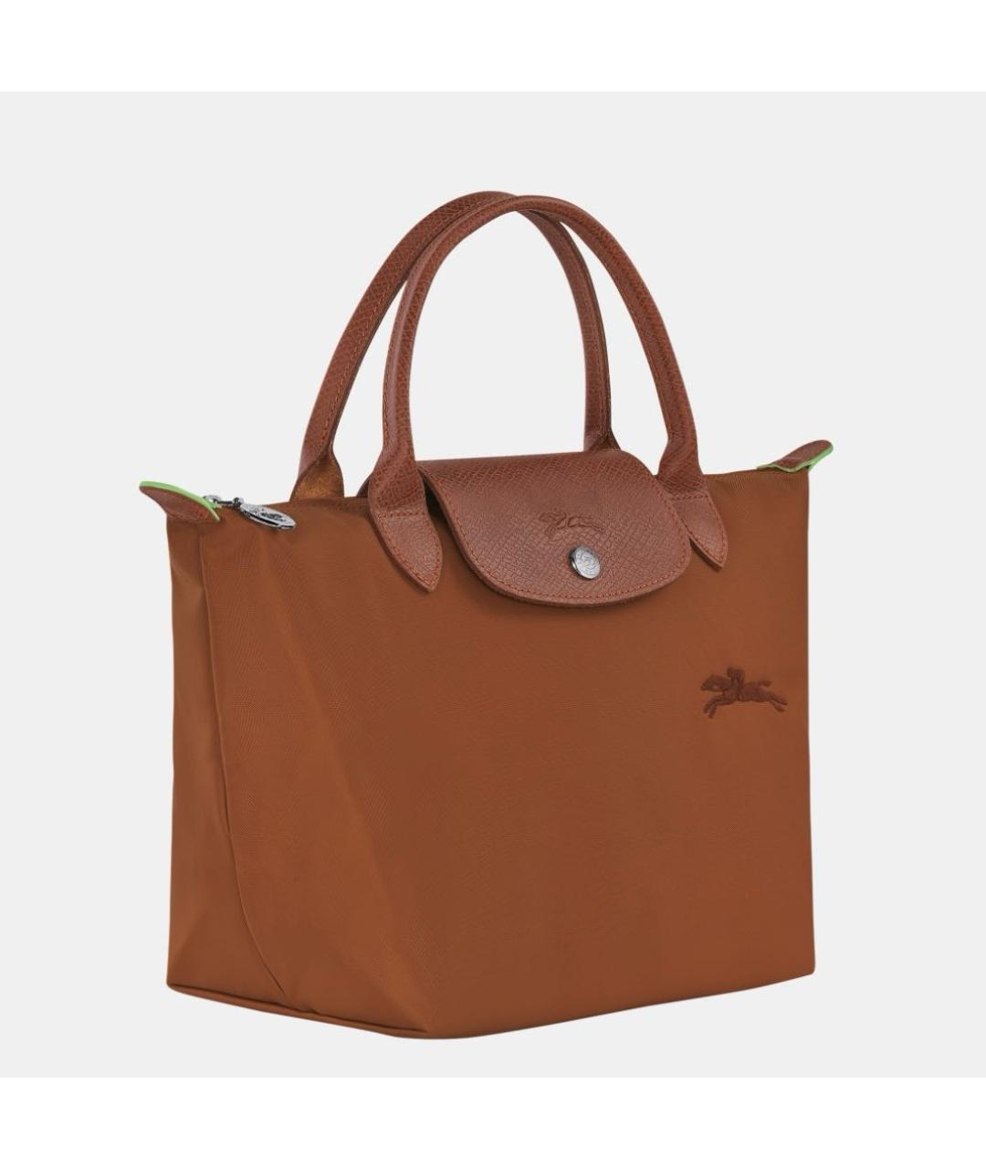 LONGCHAMP Коричневая синтетическая сумка тоут, фото 2