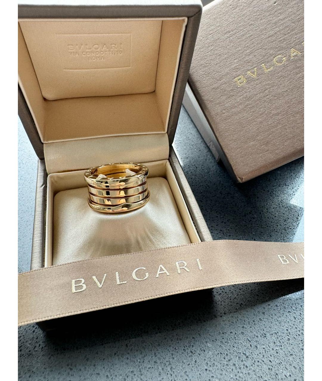 BVLGARI Золотое кольцо из желтого золота, фото 7