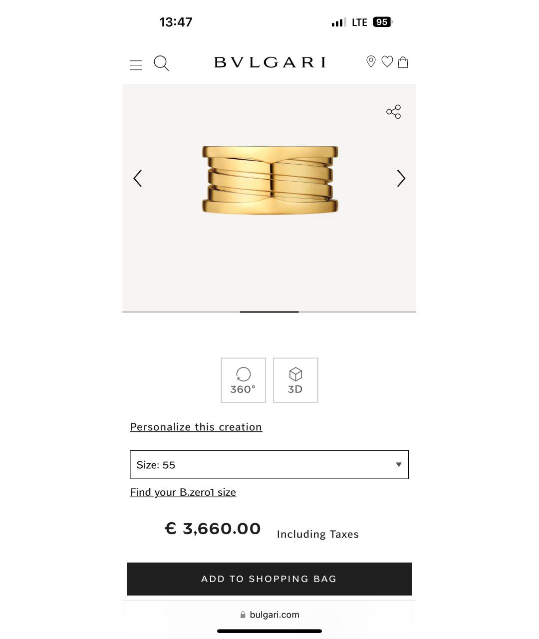 BVLGARI Золотое кольцо из желтого золота, фото 4