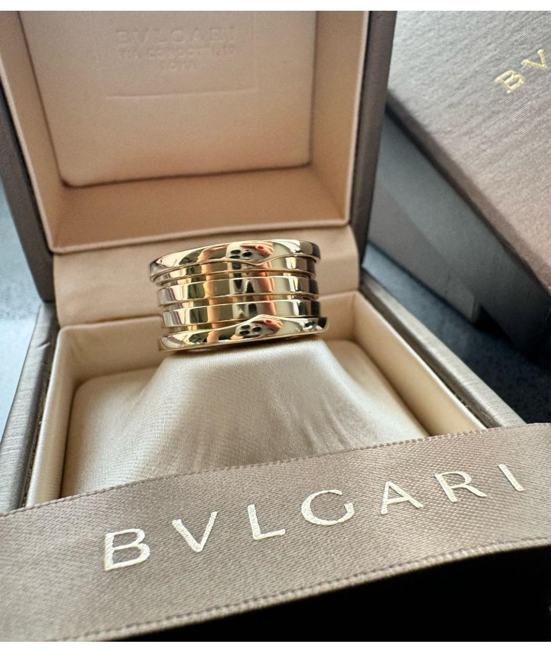 BVLGARI Золотое кольцо из желтого золота, фото 5