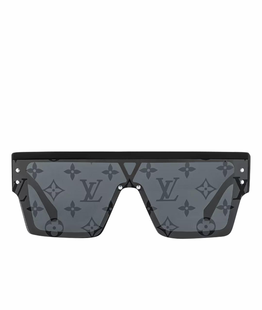 LOUIS VUITTON Черные пластиковые солнцезащитные очки, фото 1